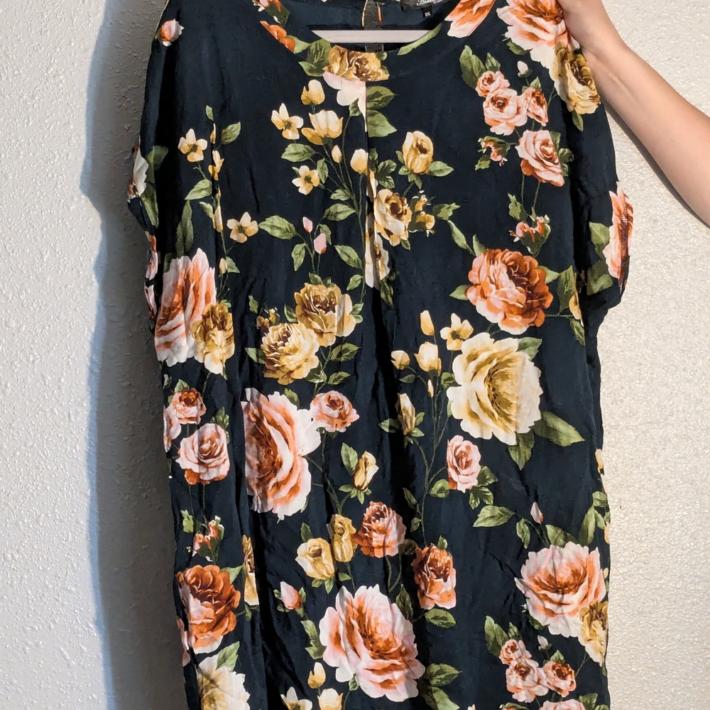 Andree Orange Dolman Sleeve Sundress